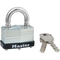 Cadenas lamin&eacute;, Argent, Cl&eacute;s identiques, Acier lamin&eacute;, Largeur de 1-3/4" Chandler Sales