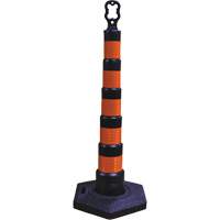 Grip N Go Trim Line Channelizers, 49" High, Black Chandler Sales