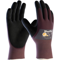 MaxiDry&reg; Gloves, Medium, Foam Nitrile Coating, 18 Gauge, Nylon Shell Chandler Sales