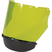 Visi&egrave;res V-Gard avec mentonni&egrave;re pour les travaux avec l'arc &eacute;lectrique, Polycarbonate, Teinte Vert Chandler Sales
