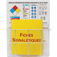 Haz-Mat Basket Style Centre Boards, French, Binders Included Chandler Sales