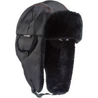 Chapeau de trappeur classique N-Ferno 6802, Doublure en Fourrure synth&eacute;tique, Moyen/Petit, Noir Chandler Sales