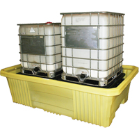 Double IBC 4000i Without Drain, 750 US gal. Spill Capacity, 113" x 71" x 32" Chandler Sales