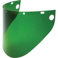 Fibre-Metal&reg; Extended View Faceshield Visor, Propionate, Green Tint Chandler Sales