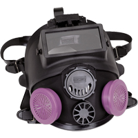 Respirateur &agrave; masque complet de la s&eacute;rie 7600 avec &eacute;quipement d'appoint pour le soudage, Silicone, Moyen/grand Chandler Sales