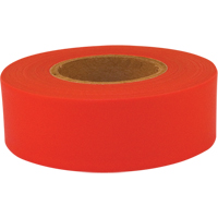 Ruban de signalisation Sub-Zero, 1,2" la x 150' lo, Rouge fluorescent Chandler Sales
