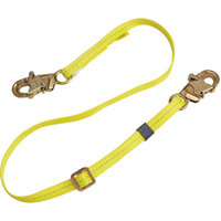Longe de positionnement r&eacute;glable &agrave; sangle, 1 branches, 6', Classe CSA B, Polyester Chandler Sales