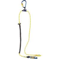Longe de positionnement r&eacute;glable &agrave; corde pour grimpeur, 1 branches, 8', Classe CSA F, Nylon Chandler Sales