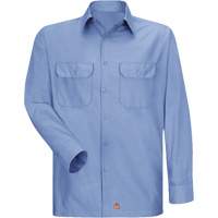 Chemise &agrave; manches longues en tissu ind&eacute;chirable, Hommes, 3T-Grand, Bleu Chandler Sales