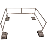 RoofGuard Classic System - Packaged Kits, Aluminum, 72" W x 108" L x 42" H Chandler Sales