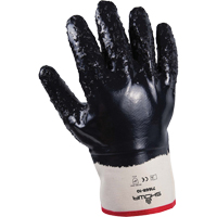 Gants 7166R Showa &agrave; prise rugueuse, 10/T-Grand, R&ecirc;vetement Mousse de nitrile, Enveloppe en Jersey/Coton Chandler Sales
