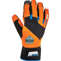 ProFlex&reg; 818WP Performance High-Visibility Thermal Waterproof Utility Gloves, Polyurethane Palm, Size Small Chandler Sales