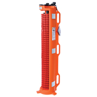 Barri&egrave;re avec roues , 50' lo, Plastique, Orange Chandler Sales
