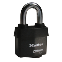 Cadenas Pro-Series Weather Tough, Noir, Cl&eacute;s diff&eacute;rentes, Acier lamin&eacute;, Largeur de 2-5/8" Chandler Sales