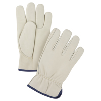 Premium Winter-Lined Driver's Gloves, X-Large, Grain Cowhide Palm, Fleece Inner Lining Chandler Sales