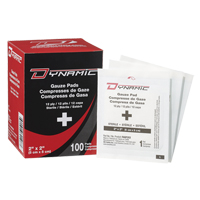 Gaze Dynamic, Tampon, 2" lo x 2" la, St&eacute;rile, Dispositif m&eacute;dical Classe 1 Chandler Sales