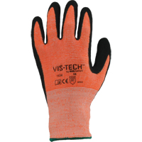 Vis-Tech Y9294 Cut Resistant Gloves, Size 6/X-Small, 13 Gauge, Polyurethane Coated, Stainless Steel Shell, ANSI/ISEA 105 Level 4 Chandler Sales