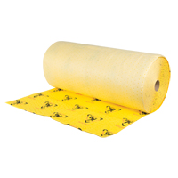 Premium Caution Rolls, Heavyweight, 150' L x 36" W, 57 gal. Absorbancy Chandler Sales
