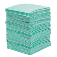 Premium Bonded Sorbent Pads, Hazmat, 15" x 18", 30 gal. Absorbancy Chandler Sales