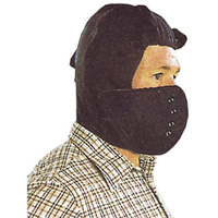 Hard Hat Winter Liner with Removable Face , Cotton/Kasha Lining, One Size, Black Chandler Sales