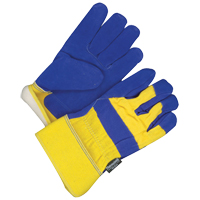 Fitter Gloves, One Size, Grain Cowhide Palm, Thinsulate Inner Lining Chandler Sales