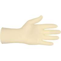 Gants de calibre industriel, Petit, Latex, 5 mils, Sans poudre, Blanc Chandler Sales