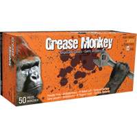 Gants Grease Monkey, Moyen, Latex, 15 mils, Sans poudre, Bleu Chandler Sales