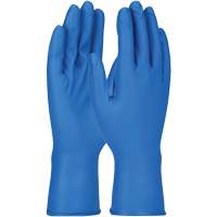 Grippaz Gloves, Small, Nitrile, 8-mil, Powder-Free, Blue Chandler Sales