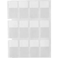 Core Series Self-Laminating Wire & Cable Labels, Vinyl, 0.5" L x 0.75" H, Clear Chandler Sales