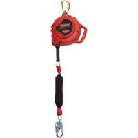 Rebel Self-Retracting Lifeline, 33', Galvanized Steel, Swivel Chandler Sales