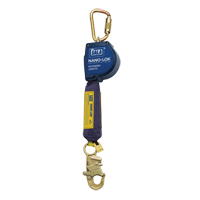 Cordage de s&eacute;curit&eacute; autor&eacute;tractable allong&eacute; Nano-Lok, 10', Polyester/Sangles, Pivotant Chandler Sales
