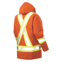 Parka de s&eacute;curit&eacute;, Orange haute visibilit&eacute;, Grand Chandler Sales