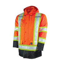 Parka de s&eacute;curit&eacute; doubl&eacute;, Orange haute visibilit&eacute;, Grand Chandler Sales
