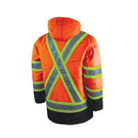 Parka de s&eacute;curit&eacute; doubl&eacute;, Orange haute visibilit&eacute;, Grand Chandler Sales