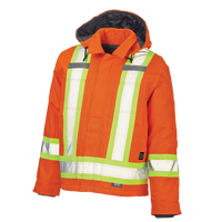 Manteau de s&eacute;curit&eacute;, Orange haute visibilit&eacute;, Grand Chandler Sales