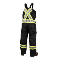 Salopettes de s&eacute;curit&eacute; doubl&eacute;e, Polyester/Polyur&eacute;thane, Grand, Noir Chandler Sales