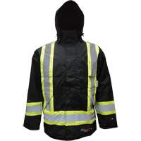 Insulated Jacket, Polyester/Polyurethane, Black, Small Chandler Sales