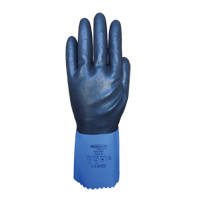 Gants enti&egrave;rement tremp&eacute;s et r&eacute;sistants aux produits chimiques Summitech, Taille Petit/7, 11,8" lo, Chloropr&egrave;ne, Doublure en Poly-coton, 59 mils Chandler Sales