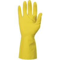 ChemStop Gloves, Size Small/7, 12" L, Latex, Flock-Lined Inner Lining, 12-mil Chandler Sales