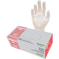 Gants jetables, Moyen, Vinyle, 3 mils, Sans poudre, Transparent Chandler Sales