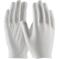 Inspection Gloves, Cotton, Unhemmed Cuff, One Size Chandler Sales