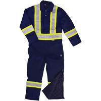 Reflective Duck Coveralls, Small, Navy Blue Chandler Sales
