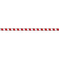Tough-Mark Heavy-Duty Floor Marking, Rectangle, 48" L x 4" W, Red and White, Polyethylene Chandler Sales