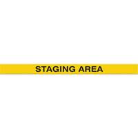Tough-Mark Heavy-Duty Floor Marking, Rectangle, 48" L x 4" W, Yellow, Polyethylene Chandler Sales