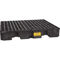 Spill Containment Pallet, 66 US gal. Spill Capacity, 51.5" x 51.5" x 8" Chandler Sales