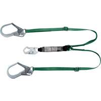 V-Series Lanyard, 6', Rebar Hook Center, Snap Hook Leg Ends, Polyester Chandler Sales
