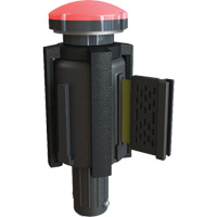 PLUS Barrier System Strobe Light Bracket & Red Strobe Light, Black Chandler Sales