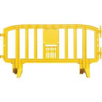Barricade Movit, Emboîtables, 78" lo x 39" h, Jaune Chandler Sales