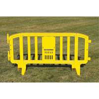 Barricade Movit, Emboîtables, 78" lo x 39" h, Jaune Chandler Sales