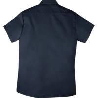 Chemise de travail &agrave; manches courtes en tissu crois&eacute;, Hommes, 4T-Grand, Bleu marine Chandler Sales